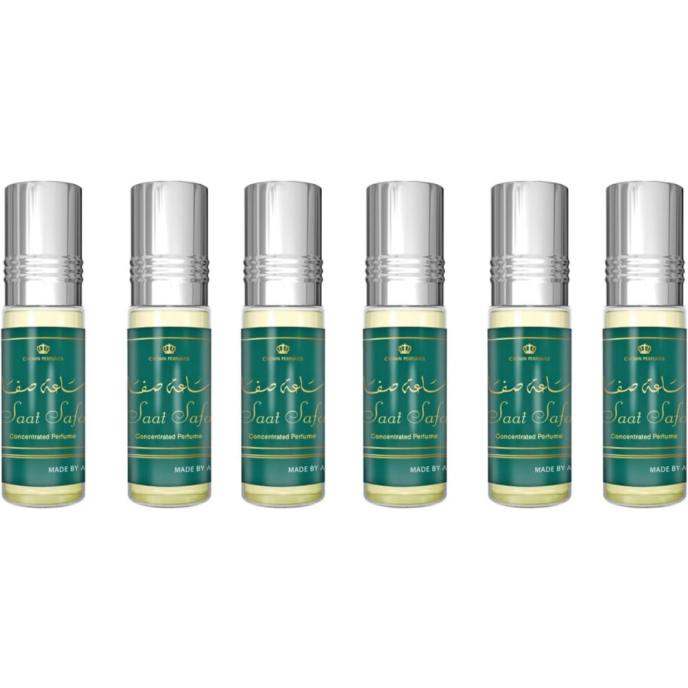 Al-Rehab Saat Safa Perfume Oil - 6 X 6Ml By Al Rehab