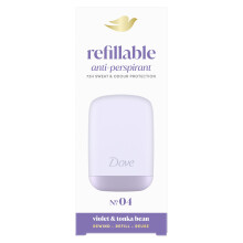 Dove No. 4 Violet & Tonka Bean Anti-Perspirant Starter Kit women's antiperspirant stick styled to last with 72h odour protection, with Dove's