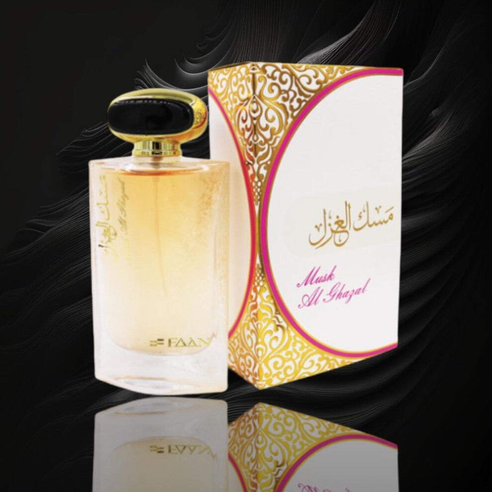 Hafsa Arabian Fragrances Ltd Amber Musk Al Ghazal Eau De Parfum By Faan Perfumes 100Ml