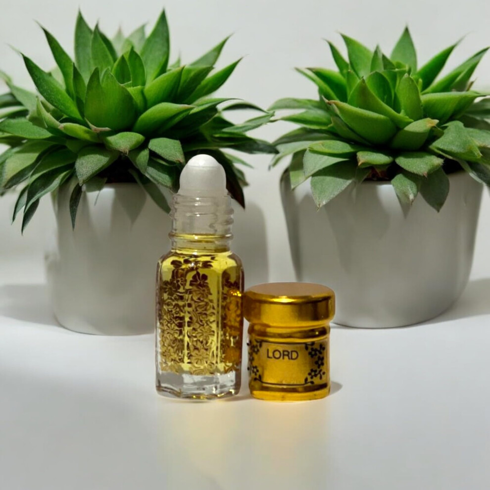 Hafsa Arabian Fragrances Ltd Green Lord - 3Ml Concentrated Perfume Oil, Roll-On, Made In Dubai, Alcohol Free, Attar