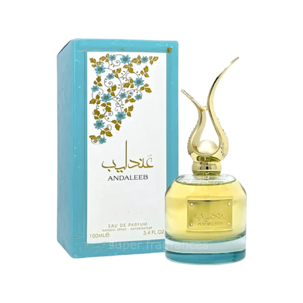 Super Fragrances Amber Andaleeb | Eau De Parfum | 100Ml | For Women | | Musk | Cedarwood | Caramel | Ylang Ylang