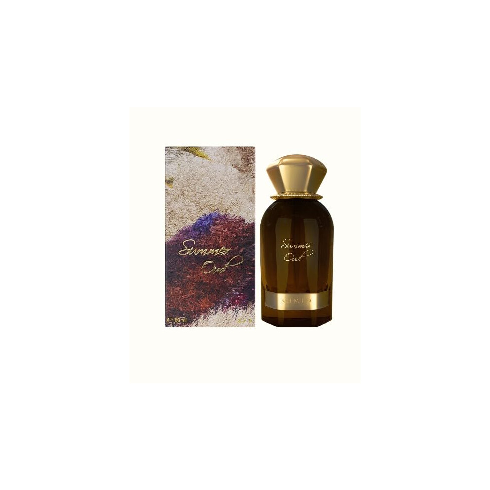 Super Fragrances Summer Oud Perfume + Free Crystal Noir Perfume 60Ml Unisex | Saffron, Incense, Patchouli, Cashmere Wood, Oud Accord, Musk, Leather