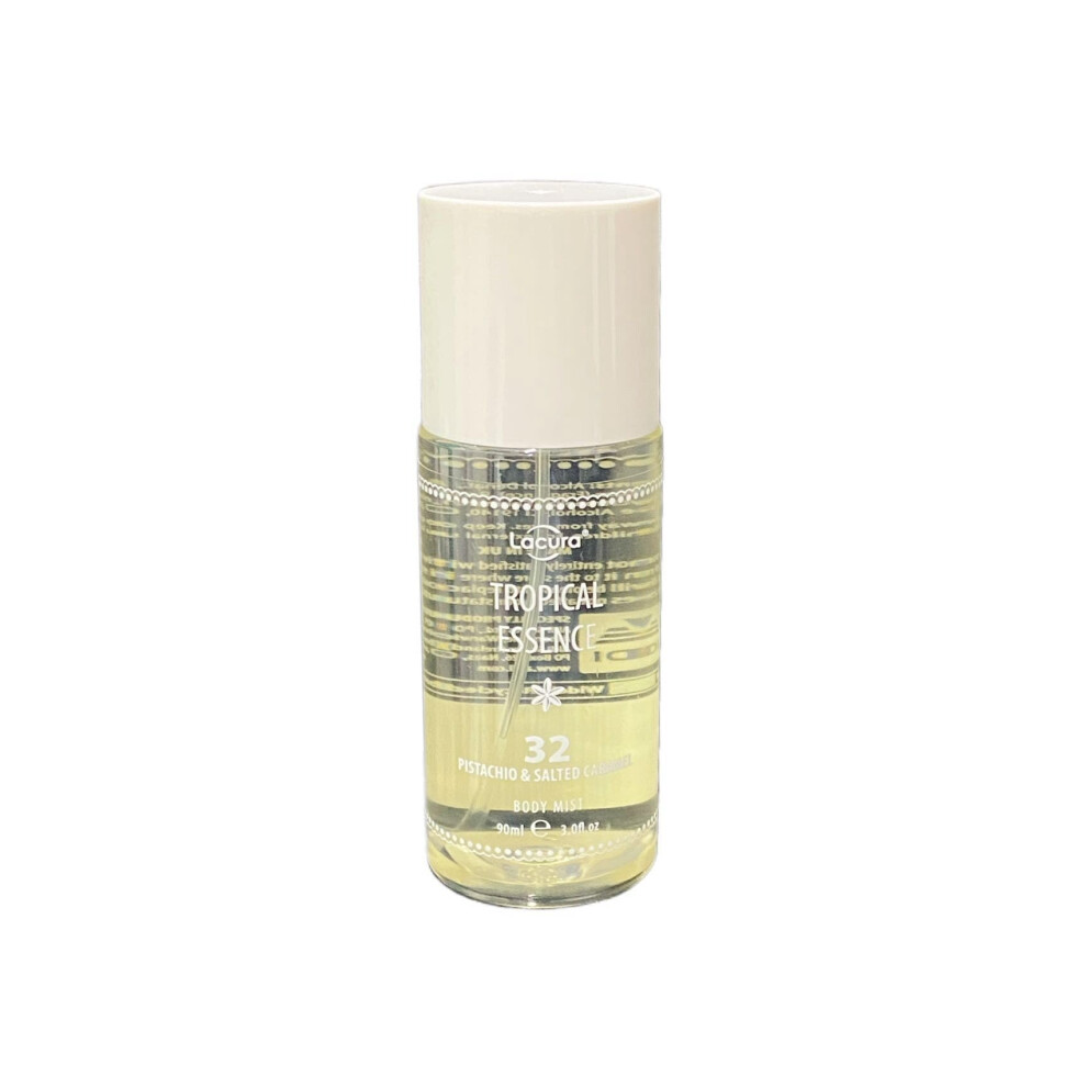 Aldi Lacura | Tropical Essence | 32 Pistachio & Salted Caramel | Body Mist | 90Ml