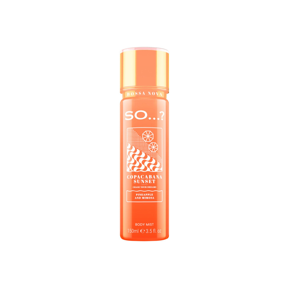 Soâ¦? So?? Bossa Nova Womens Copacabana Sunset Body Mist Fragrance Spray, 150Ml?