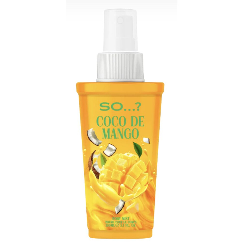 Soâ¦? So...? Coco De Mango Body Mist 150Ml ? Tropical Coconut & Mango Fragrance Spray ? Refreshing Everyday Scent