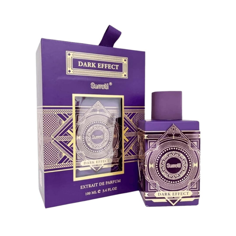 Surrati Dark Effect Eau De Parfum 100Ml (3.4 Oz) By Exotic Men's Fragrance