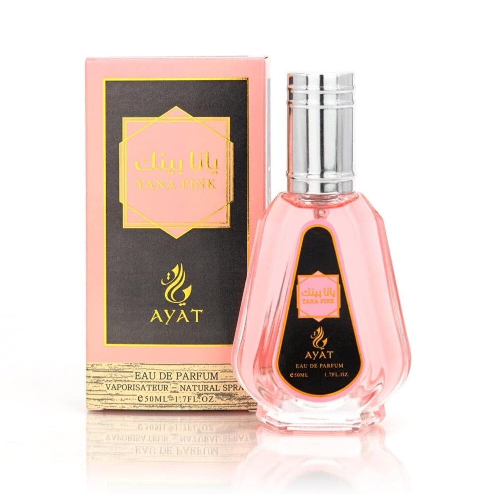 Ayat Perfumes Yana Eau De Parfum 50Ml - Notes: Amber Vanilla Sandalwood And Woody, Musk - Oriental Edp Arabian Perfume Perfect For Women And Men