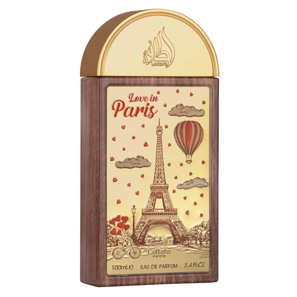 Lattafa Love In Paris 100Ml Perfume Unisex - Sweet Warm, Fruity, And Creamy