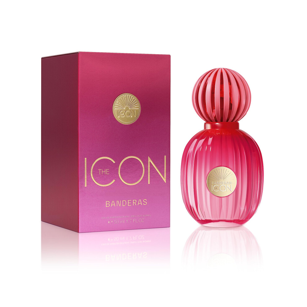 Banderas - The Icon Woman Eau De Perfume For Women - Long Lasting - Elegant, Sophisticated And Sensual Scent - Vanilla, Floral, And Fruity Notes