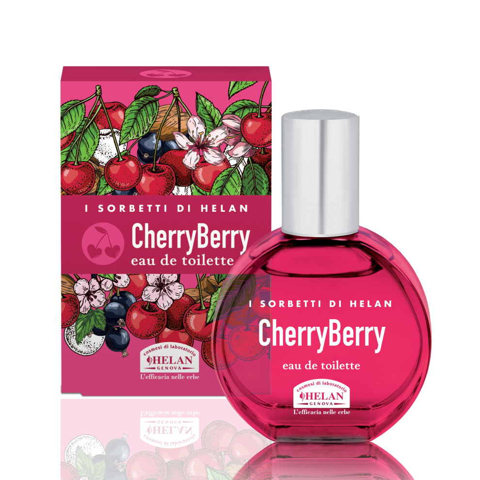 Helan Light/Red I Sorbetti Cherryberry - Perfume For Women & Men With Fruity & Gourmand Notes, Mens & Womens Perfume With Vanilla, Pistachio, Berries - Eau De