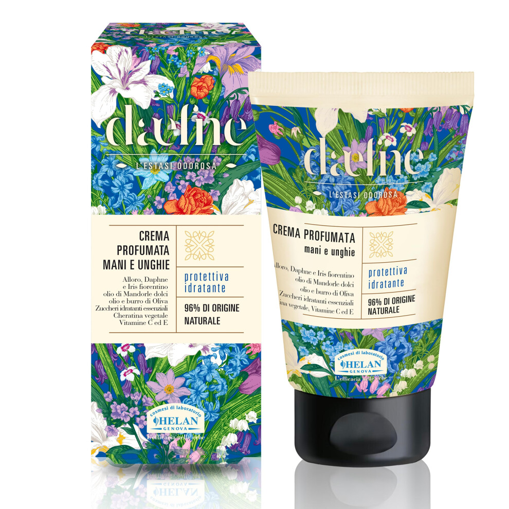 Helan Cream Daefne - Dry And Chapped Hand With Vitamin C And E Revitalizing For Nails With Vegetable Keratin, Moisturizing With Sweet Almond