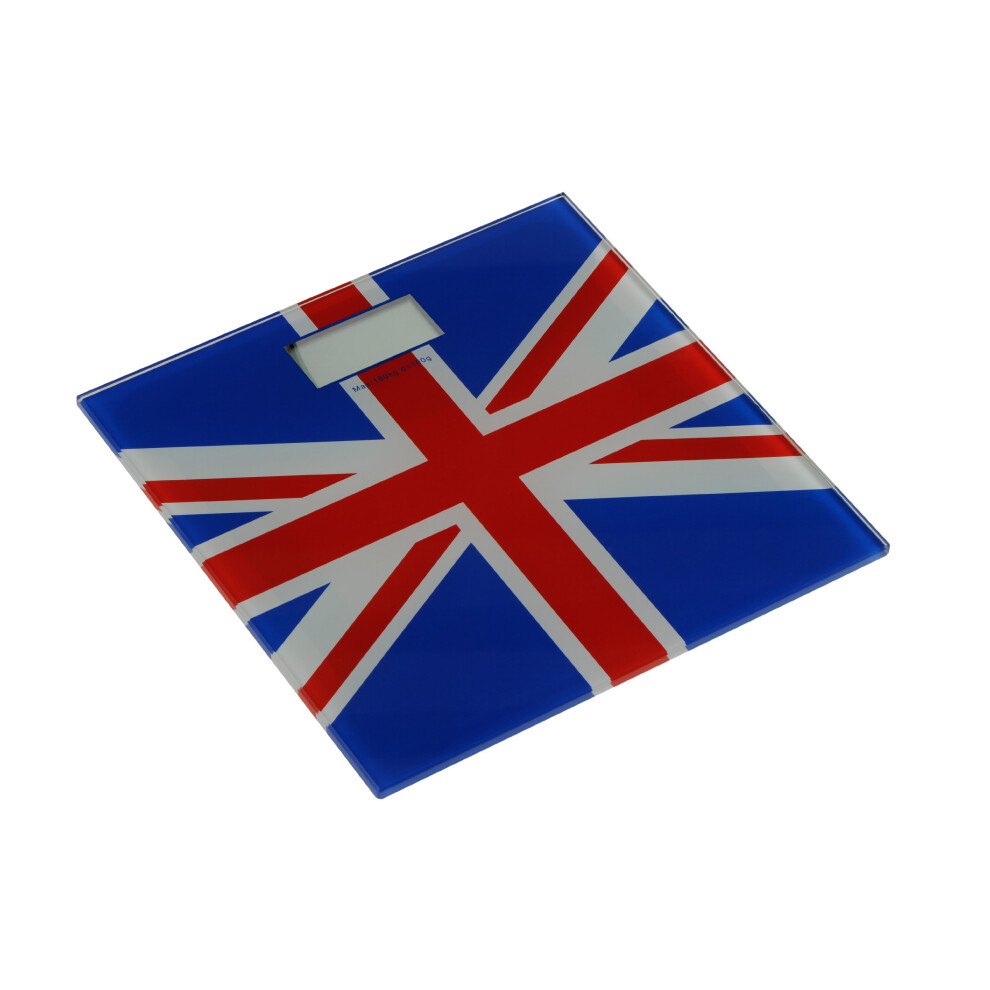 Premier Housewares Bathroom Scales Union Jack Digital Scales Bathroom Scales Bathroom Digital Weighing Scales And Design 3 Cm X 30 Cm X 30 Blue/Red