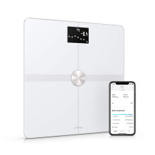 Withings Body+ - Smart Wi-Fi and Bluetooth Bathroom Scale - Digital Bathroom Scale Incl. Body Fat Scale for Weight loss, Body Composition Scales