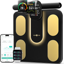 Runstar Smart Scale FSA or HSA Eligible, 8 Electrodes Digital Bathroom Scale for Body Weight and Fat, BMI, Muscle Mass 28 Body Composition