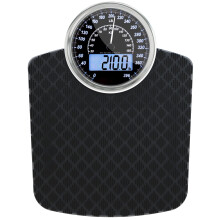 Adamson Hybrid 2-in-1 Analog & Digital Weighing Scale for Body Weight up to 400lbs + Thick Tempered Glass + Extra Large Display + Easy to Read Digital