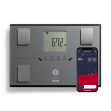 WeightWatchers by Tanita BC-401WW Smart Body Composition Scale - Compact Scale for Body Weight, Fat, and Muscle Tracking