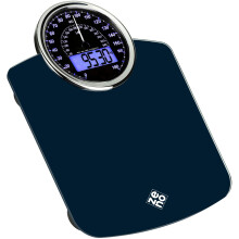ZENO Hybrid 2-in-1 Analog & Digital Weighing Scale for Body Weight up to 180kg - Thick Tempered Glass - Extra Large Display - Easy to Read Digital
