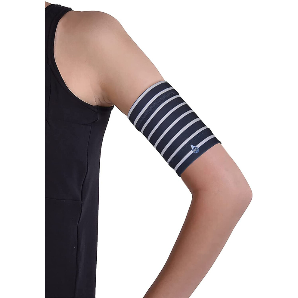 Kaio-Dia Dia-Band, Armband For Cgm Freestyle Libre, Medtronic, Dexcom Or Omnipod - Comfortable And Reusable Diabetic Armband For Glucose Sensor. (J.l (20-22