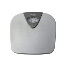 Blue Canyon Silver Mechanical Bathroom Scales| Measure Body, Luggage Weight| Maintain Fitness| kg/lb Unit Readings| 125kg Max Capacity| High-Precision