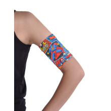 Dia-Band KIDS, armband for CGM Freestyle Libre, Medtronic, Dexcom or Omnipod - Comfortable and reusable diabetic armband for glucose sensor.