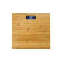 Blue Canyon Bamboo Digital Display Bathroom Scales| Measure Body, Luggage Weight| Maintain Fitness| kg/lb Unit Conversion| 180kg Max Capacity|