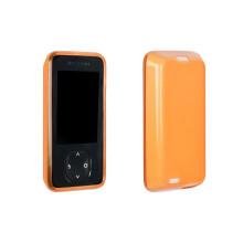 caseroxx Hülle kompatibel mit Dexcom G7 / ONE+ [Blutzuckermessgerät Protective Case Tasche in orange]