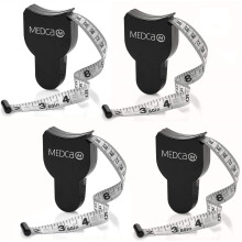 Body Tape Measure - (4 Pack) Measuring Tape for Body and Body Fat Measuring Device Fitness & Weight Monitors, (Inches & cm) Retractable Tapes Measure
