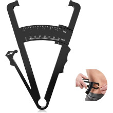 Body Fat Calipers, Fat Measure Clipper Combo with Body Fat Percentage Measure Chart, Body Fat Measurement Tool Accurately Measuring Body Fat for Men