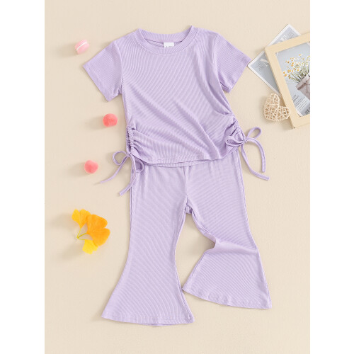 (12-18 Months, Purple) Éadaí Ribeacha do phíosa Samhraidh 2
