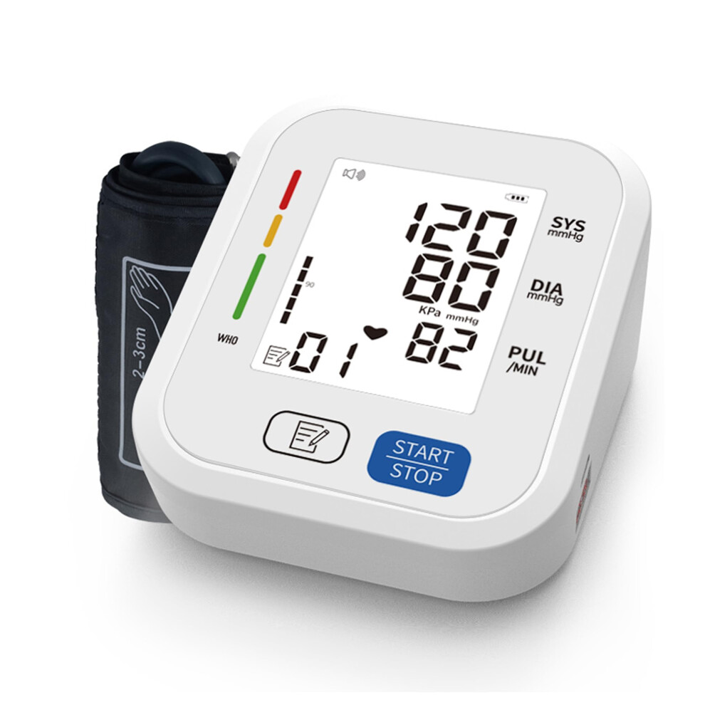 Indoteam Blood Pressure Monitors Large Cuff - 22-52Cm Cuffs - Blood Pressure Machine With Cuff For Upper Arm - Heart Rate Hypertension Monitor For
