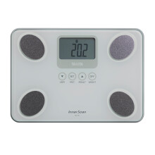 TANITA BC-731 Smart Scales for Body Weight and Fat ? Digital Bathroom Scales, Compact Glass Body Fat Scales with LCD Display, White
