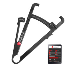 [Body Fat Caliper] / Skinfold Caliper - Includes Free Software, Video Interpretation, and English Manual - BOZEERA?. The Complete Set for Calculating