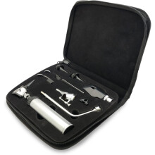 Fiber Optic ENT Set Otoscope Kit for Adults Children Ear Healthy Tool for Nurses Adults Children Baby Elderly Pets Animals Veterinary Otoscope