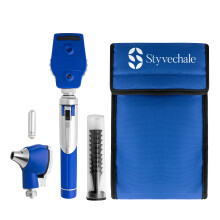 Mini Portable ENT Diagnostic Fiber Optic Otoscope Pocket Kit with Built in 2.5V Halogen Light | Removable Magnifying Lens with 2.5 Fold Magnification