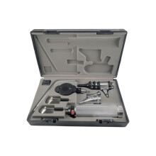 NJ Enterprises ENT Diagnostic Set Kit for Veterinary Use - ENT Diagnostic Complete Set with Opthalmoscope & Otoscope Set Medical Diagnostic Metal