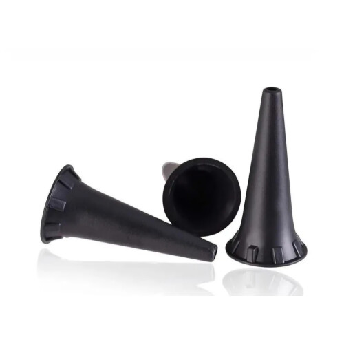 Disposable Otoscope Tips, 4.25 mm, Black