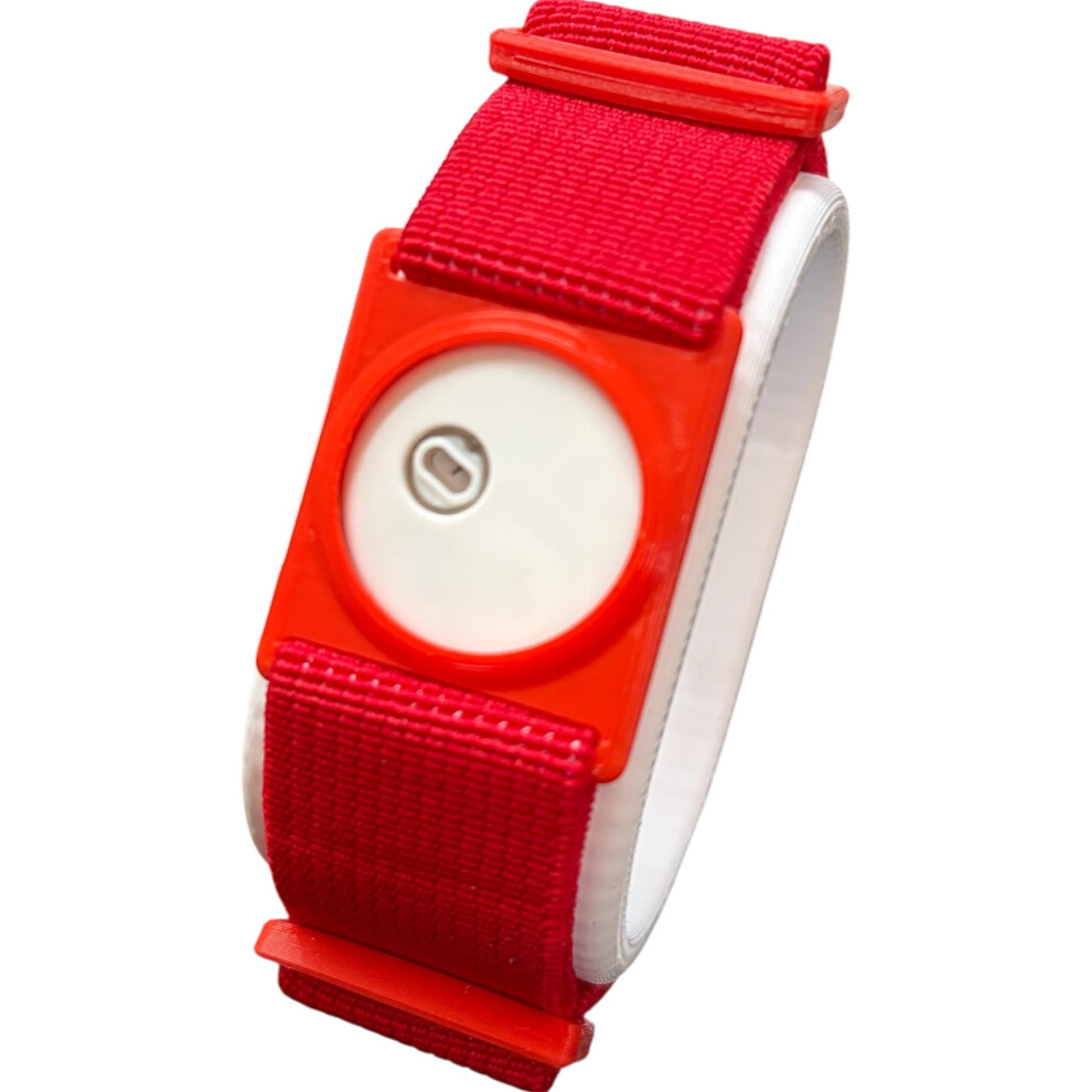 Cgm Clips Uk Armband For Freestyle Libre 3 (Red) Red 5060824800779