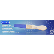 Alvita Mid Stream Pregnancy Test Kit 2 Tests