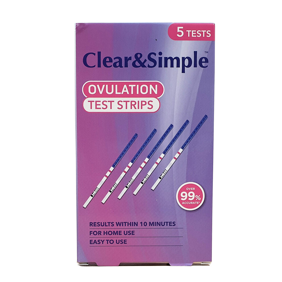 Clear & Simple Ovulation Test Strips - 5 Pack - Home Pregnancy Test Kit - Image 6