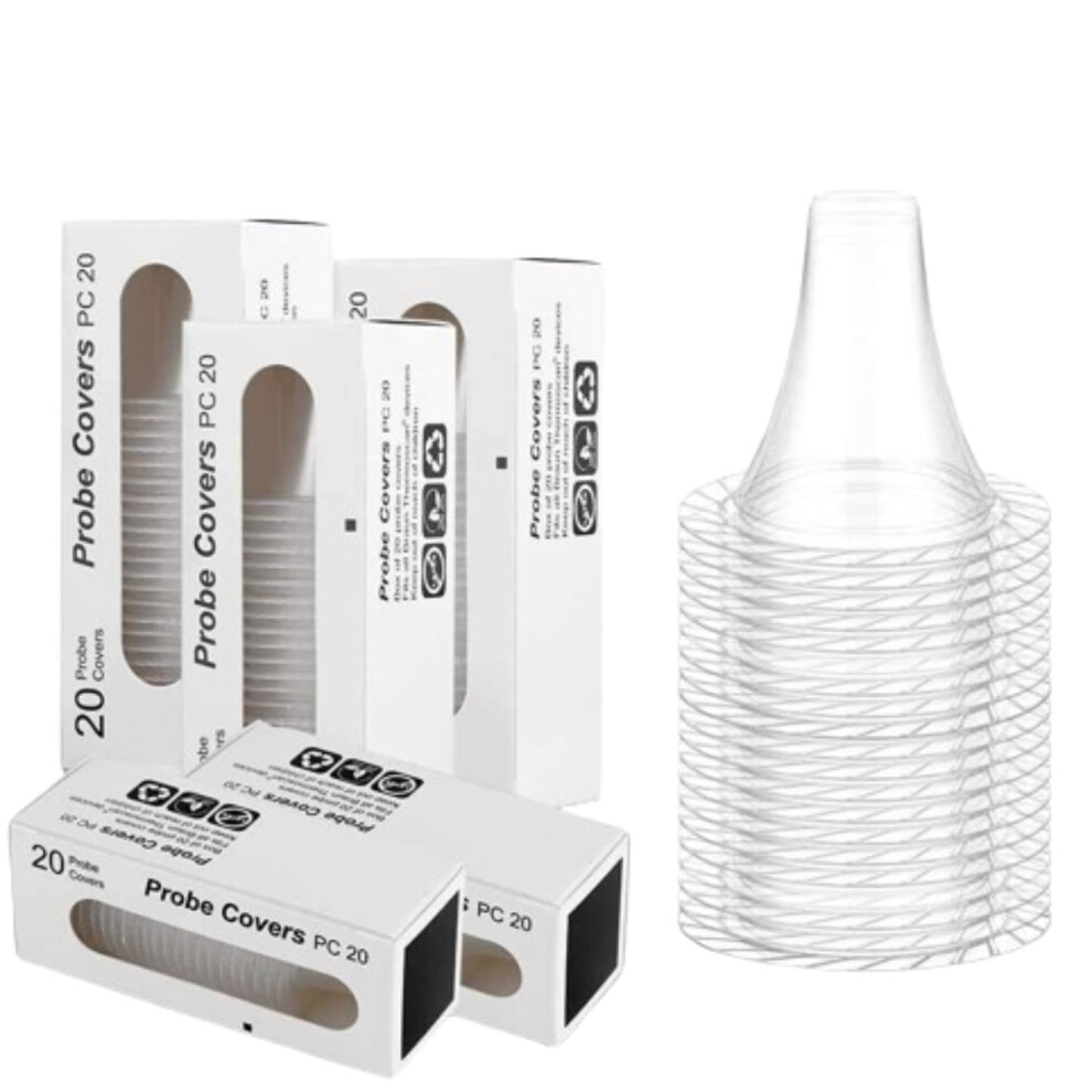 Equitack Disposable 100X Ear Thermometer Probe Covers, Refill Caps Lens Filters For All Braun And Other Types Of Digital Thermometers