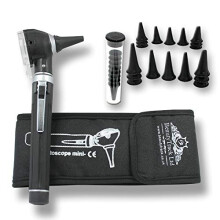 BeautyTrack Mini Otoscope Ear Infection Detector Otoscopes and Pocket Ear Scope Auriscope Fiber Optic Ent Medical Diagnostic Examination Gp Students