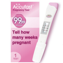 Accufast Pregnancy Test for Early Detection with Week Indicator to Tell You How Many Weeks Pregnant, hCG Urine Test with 99.99% Accurate & Quick