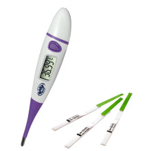 Basal Thermometer C/F Switchable and 10 x Ovulation Tests - Temperature Chart - Storage Case