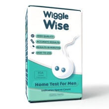 Wiggle Wise Semen Analysis Test for Men, Male Fertility Test for Home Use
