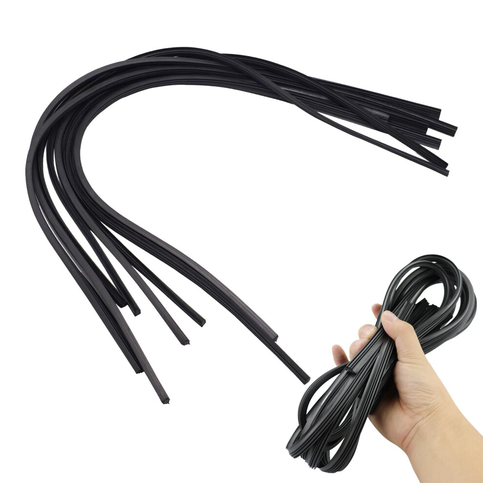 8Pcs 28" Wiper Blade Refills Windscreen Wiper Rubber Strips Universal Car Frameless Replacement Windshield Front Rear For Most Auto Vehicle(70Cm) 768738209262