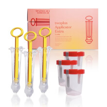 twoplus Fertility Premium At-Home Self-Insemination Kit for Families and Women Above 30 Who Choose Not to Conceive Through Sex, Use During Ovulation |