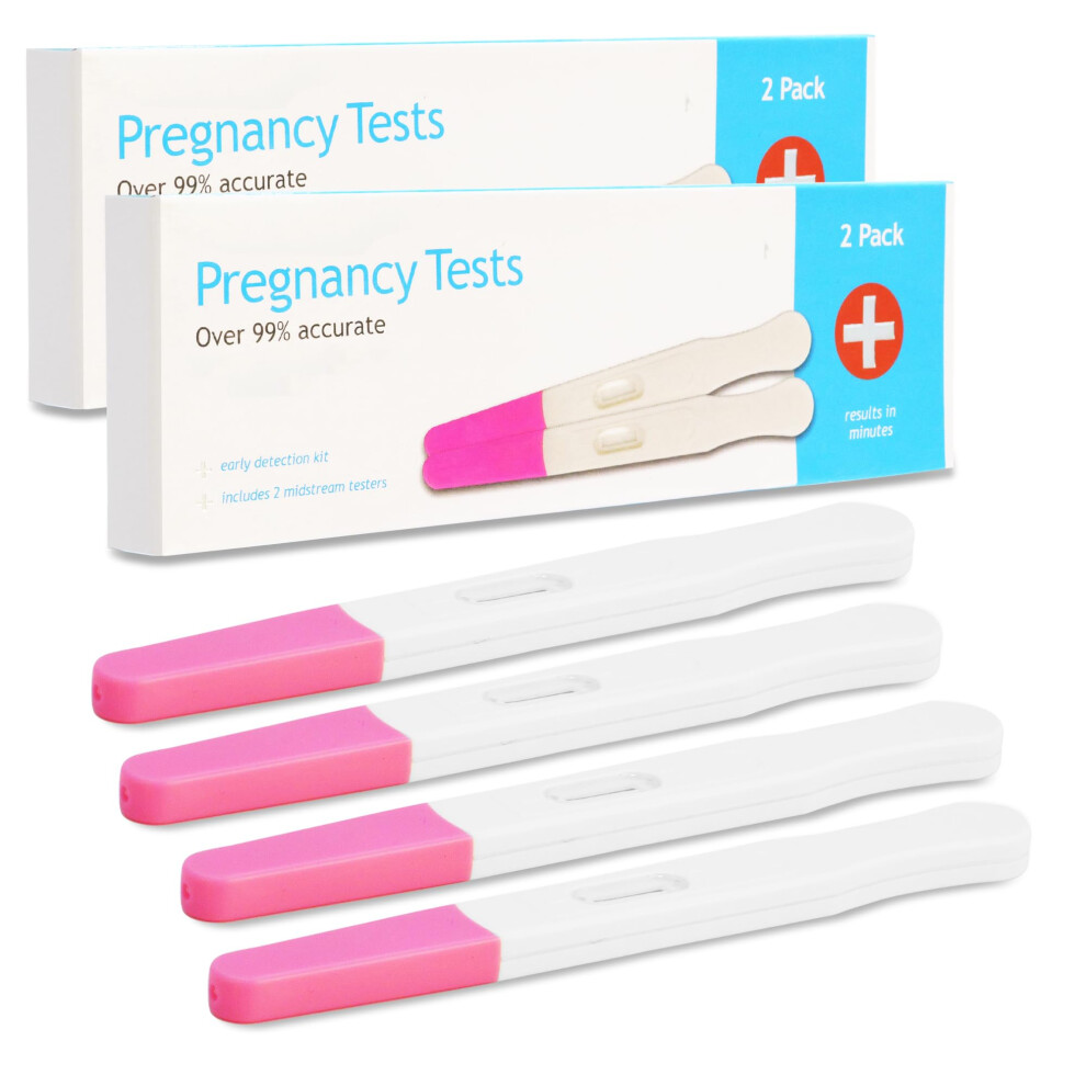 Navoys Pregnancy Tests - Early Response Home Testing Kit, Early Family Planning, Quick Result & Easy Detection, Over 99% Accuracy (4 Tests)