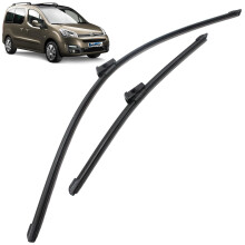 BIAREN Front Windscreen Wiper Blade For Citroen Berlingo (2008-2018) Peugeot 2008 208 (2012-2018) Partner (2008-2018) ? 26" & 16" (650mm/400mm) -