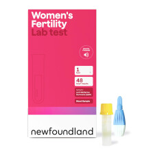 Newfoundland Women's Fertility Test | AMH Test | Test Your Ovarian Reserve | at-Home Fertility Blood Test | Female Fertility | Personalised Report
