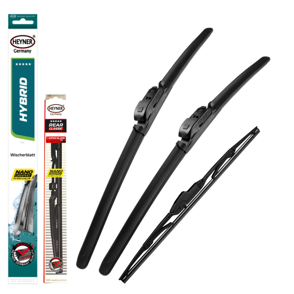 Heyner Wiper Blades Fits: Volvo Xc60 2010-2017 Full Set Hybrid Wipers Hh2620tl14hrc 5055668295072